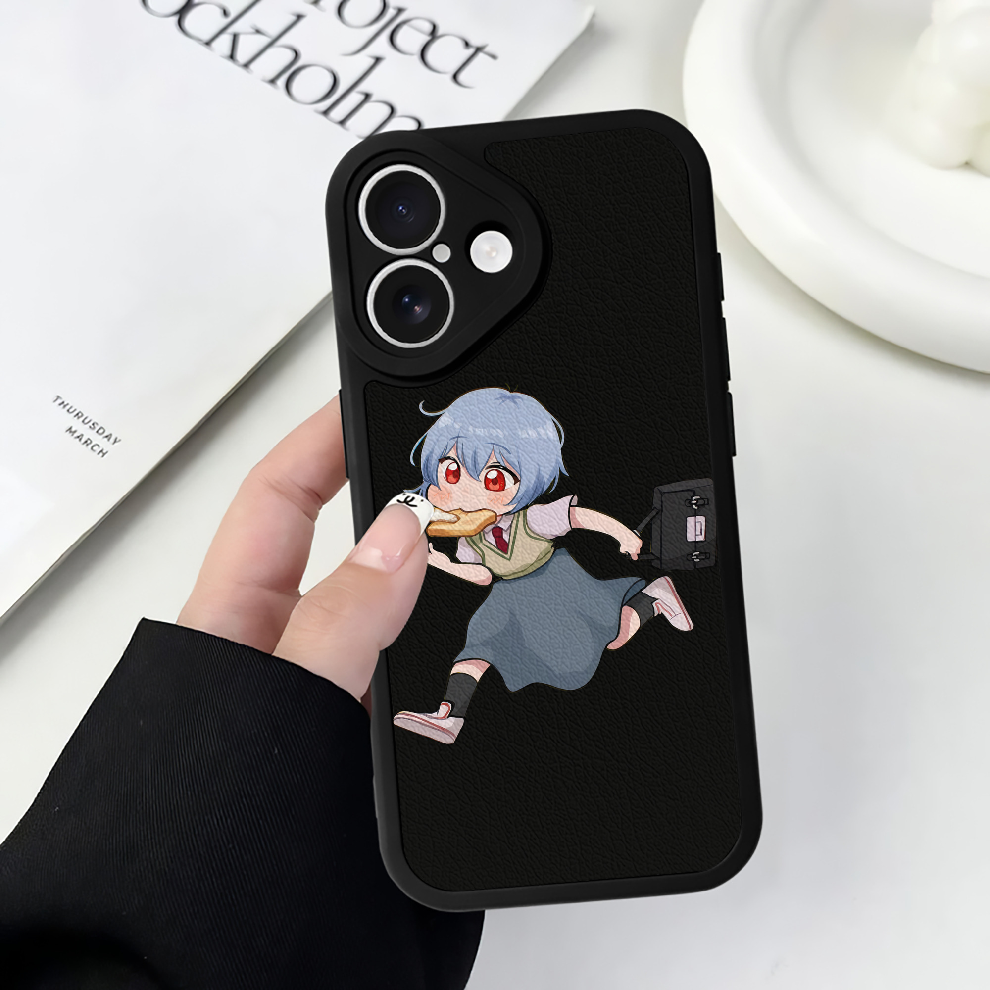 （画像用） EVA 新世紀エヴァンゲリオン 【iPhone 16シリーズ対応】シリコンスマホケース（レザー調） 材質：シリコン
